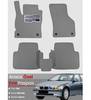 BMW 3 SERİSİ E36 (1990-2000) Uyumlu EVA Paspas Tam Set–Araca Özel,Su Geçirmez,Kolay Montaj