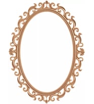 KÜÇÜK BERGAMA OVAL AYNA