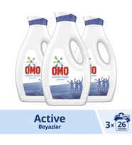 Omo Sıvı Deterjan Active Fresh Beyazlar 1690 mlx3