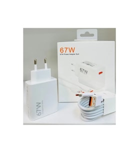 67 Watt Hızlı Şarj Aleti Turbo( Göstergeli )Başlık ve kablo Tüm Mi Redmi Xiaomi Modellerle Uyumludur