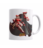 Street Fighter Bison e Cammy Kupa Bardak Porselen