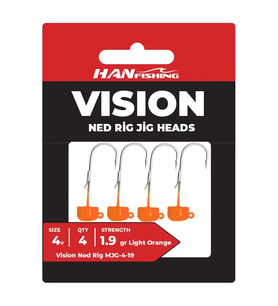Vision Ned Rig Light Orange LOMJ-2-2.8 Gr