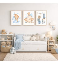 Bebek Odası Dekoratif  30×40  3'lü Tablo Set