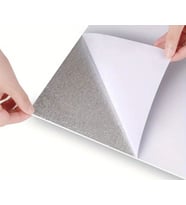 Yapışkanlı Beyaz Mermer Desenli Sticker 30x30 cm