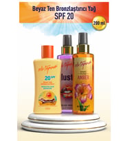 Eda Taşpınar Beyaz Ten Bronzlaştırıcı SPF 20 - 200 ml