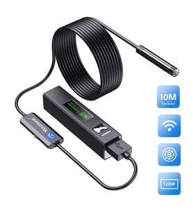 Wifi & Usb Led tel yılan 1080p Full HD endoskop su geçirmez kamera 10 MT