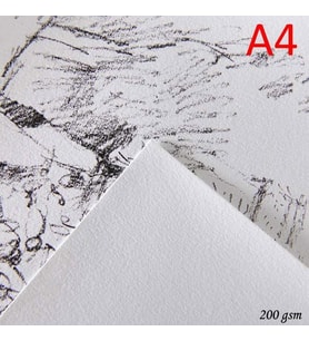 Canson 1557 Dessin JA Beyaz Resim/Çizim Kağıdı 200 gr. A4 10 Adet 
