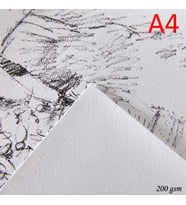 Canson 1557 Dessin JA Beyaz Resim/Çizim Kağıdı 200 gr. A4 10 Adet 