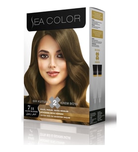 Sea Color Saç Boyası 7/11 Yoğun Küllü Kumral