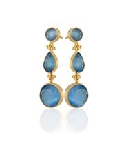 Kadir Jewellery 22 Ayar Altın Kaplama Vintage Küpe -El İşçiliği Ve Hipoalerjenik Küpe