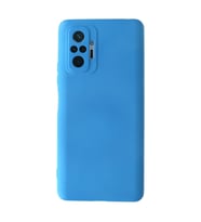 Xiaomi Redmi Note 10 Pro Kılıf Nano İçi Kadife Silikon - Mavi