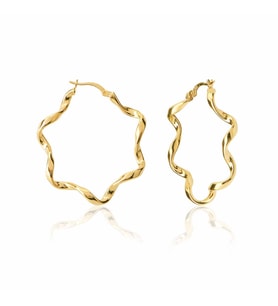 EMILIANO JEWELLERY SİLVER 925 AYAR ZİRKON TAŞLISIZ  KÜPE