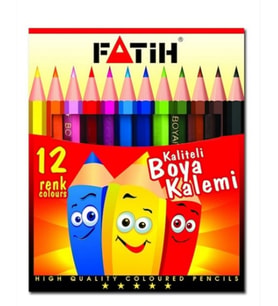 Fatih Kuru Boya 12Li Kısa - 5 adet