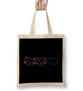 Cat Lover Gifts For Women MEN Bez Çanta Uzun Saplı