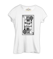 Tenis - Court King Beyaz Kadın Tshirt