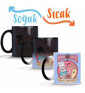 Adventure Time Bacon Pancakes 0101 Sihirli Kupa Bardak Porselen