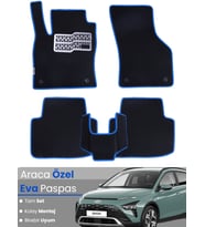 Hyundai Bayon (2021-2025) Uyumlu EVA Paspas Tam Set – Araca Özel Tasarım, Su Geçirmez,Kolay Montaj