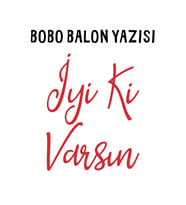 Bobo Balon Yazısı – Renkli Transfer Folyo Yazı İyi Ki Varsın-Kırmızı