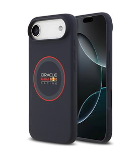 Apple iPhone 17 Air Kılıf Redbull Orjinal Lisanslı M-safe Şarj Özellikli Kırmızı Halka ve Logo Silik