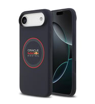 Apple iPhone 17 Air Kılıf Redbull Orjinal Lisanslı M-safe Şarj Özellikli Kırmızı Halka ve Logo Silik