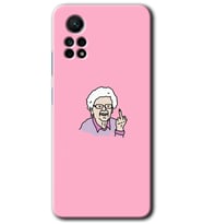 Redmi Note 12 Pro 4G Kılıf HD Desen Baskılı Kılıf - Bad Grandmother