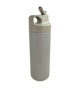 304 L Çelik Gri 500 ml Pipetli Matara Suluk cin414gr