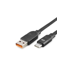 Usb Type-c Şarj Ve Data Kablosu 45W 1 M Örgülü Siyah ND1102