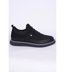 PIERRE CARDIN 61896 PC KLASIK SIYAH NBK  AYAKKABI (Siyah)