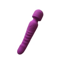 Özel magaaz Çift Taraflı Wand Vibratör Mor