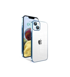 Apple iPhone 14 Uyumlu Kılıf Kamera Korumalı Renkli Çerçeveli Zore Garaj Kapak