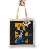 Ac Dc Rock Gitar Batman Bez Çanta Uzun Saplı