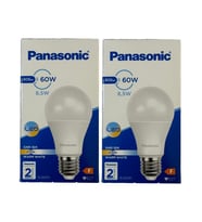 Panasonic 8,5W (60W) 2700K (Sarı Işık) E27 Duylu Led Ampul (2 Adet)