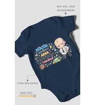 Küçük olabilirim ama patron benim Kısa Kollu Bebek Body