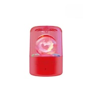 Çeşithane D73 Mini RGB Bluetooth Hoparlör TF Kart Destekli Kablosuz-Kırmızı