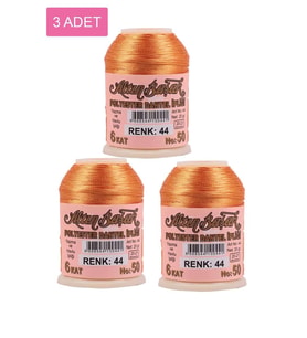 3 Adet Altınbaşak Oya ve Dantel İpi 20 gr - Royaleks - No: 044