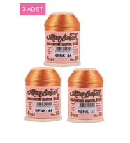 3 Adet Altınbaşak Oya ve Dantel İpi 20 gr - Royaleks - No: 044
