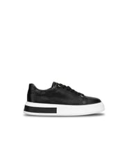 John Richardo 24408 Erkek Hakiki Deri Klasik Sneaker Siyah