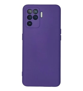 Newface Oppo Reno 5 Lite Kılıf Nano içi Kadife Silikon - Mor
