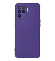Newface Oppo Reno 5 Lite Kılıf Nano içi Kadife Silikon - Mor
