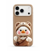 İPhone 17 Pro Max Novera Cozy Friends Collection Çift Katmanlı Essential Tough Telefon Kılıfı