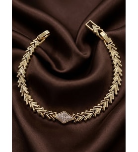 Xuping Baklava Desen Bileklik 14K Gold