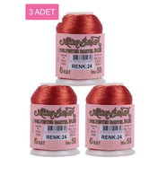 3 Adet Altınbaşak Oya ve Dantel İpi 20 gr - Royaleks - No: 024