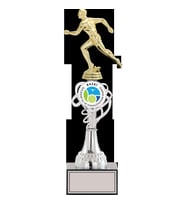 ODAK KUPA - Figürlü Kupalar - Atletizm Erkek Figürlü Kupalar FG-034 B - 37 cm
