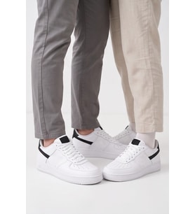 Aeterna Premium Unisex Sneaker - Dayanıklı Taban Rahat Beyaz Ayakkabı