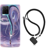 Vivo Y11S Y21S Y20 Y20S Y70 Kılıf Boyun Askılı Silikon Kız ve Ejderha 1742