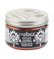 Cadence Metalik Esnek Rölyef Pasta MF-05 BAKIR 