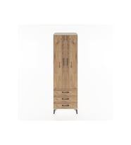 Hyperion Dolap 4 Raflı 3 Çekmeceli 2 Kapaklı 60x44x195 Aytaşı-Çam
