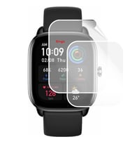 Amazfit GTS 4 Mini Saat Ekran Koruyucu Tam Kaplama Şeffaf TPU Film 2 Adet