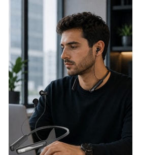 Bluetooth 5.4 Boyun Askılı Kulaklık Manyetik Kulaklıklı Type C Şarjlı