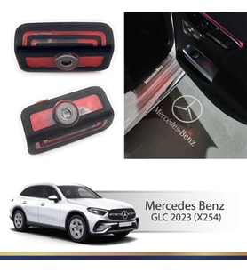 Mercedes GLC X254 Kapı Altı Hayalet Logo Orjinal Lazer Led 2023 Sonrası
